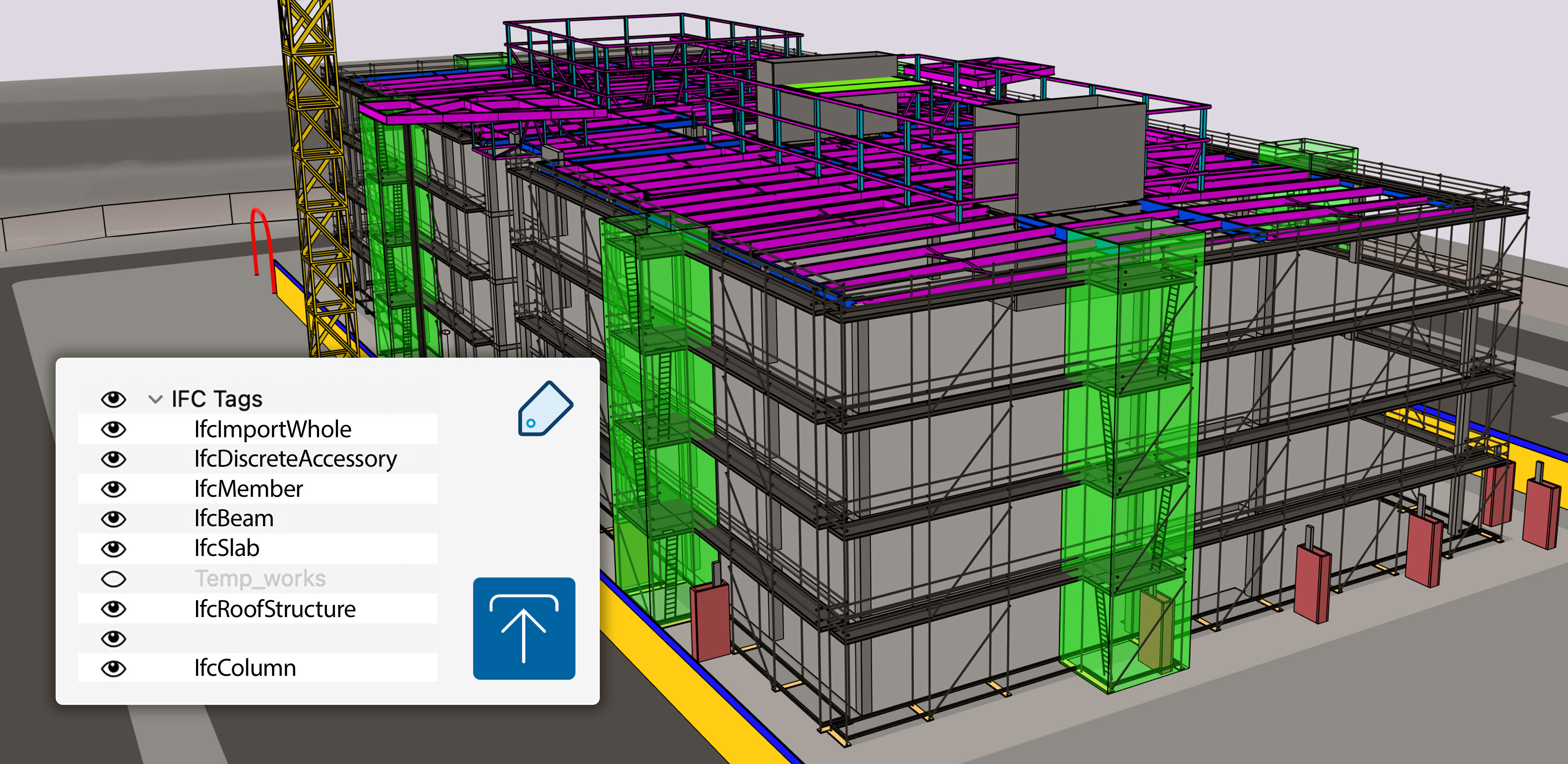 SketchUp 2025 - Arquivo IFC Importado com Classes Traduzidas