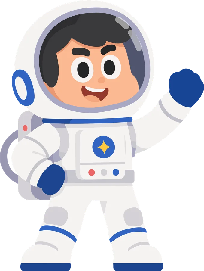 Astro, astronauta do curso Introdução à Informática Kids
